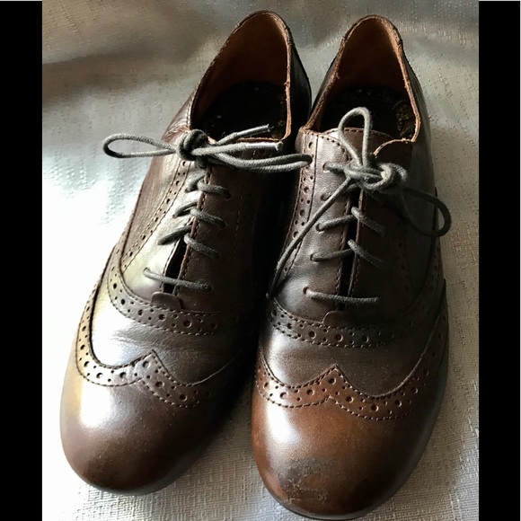 Born Shoes - Born Brown Leather Oxfords